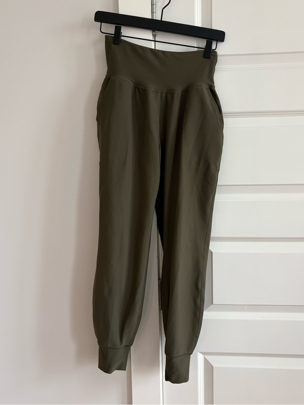 Old Navy Olive High-Waist Jogger Pants